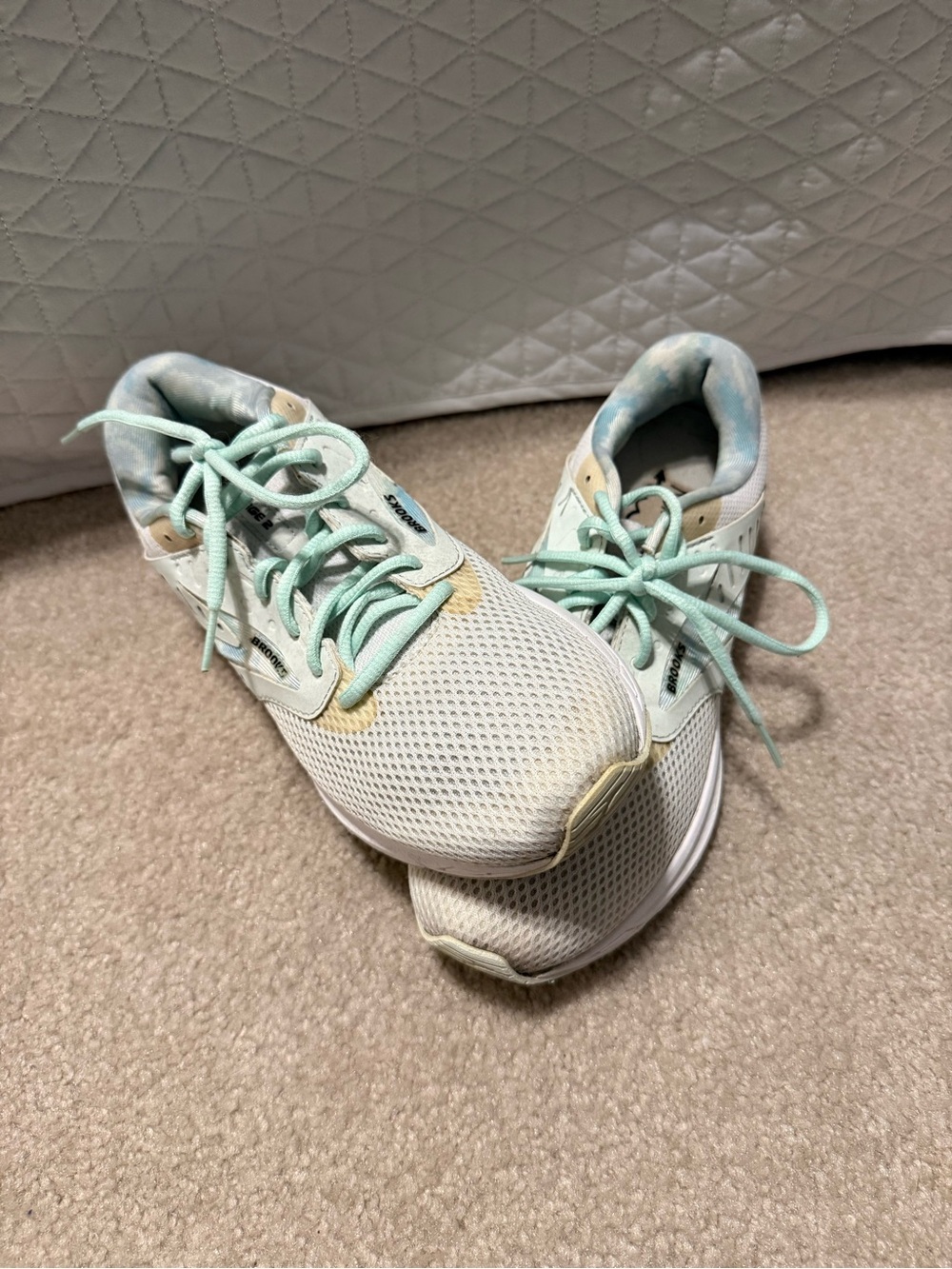 Light Mint Lace-Up Women's Athletic Sneakers
